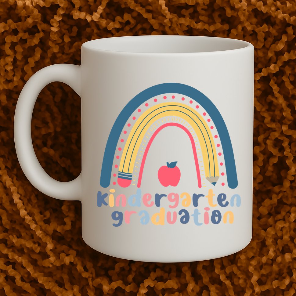 Kindergarten Graduation Rainbow Cute Mug