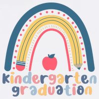 Kindergarten Graduation Rainbow Cute Flatbill Hat