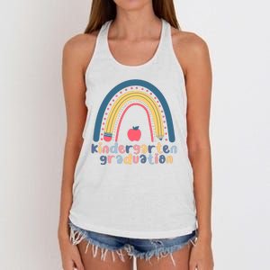 Kindergarten Graduation Rainbow Cute Women's Knotted Racerback Tank