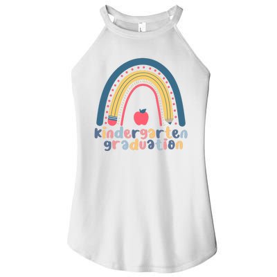 Kindergarten Graduation Rainbow Cute Women’s Perfect Tri Rocker Tank