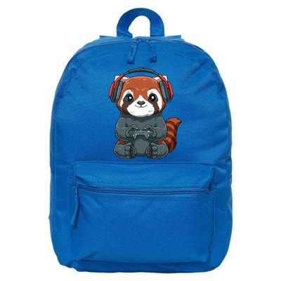 Kawaii Gamer Red Panda Online Gaming Video Games Anime Gift 16 in Basic Backpack