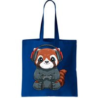 Kawaii Gamer Red Panda Online Gaming Video Games Anime Gift Tote Bag