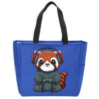 Kawaii Gamer Red Panda Online Gaming Video Games Anime Gift Zip Tote Bag