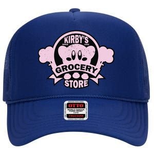 Kirby's Grocery Store High Crown Mesh Back Trucker Hat