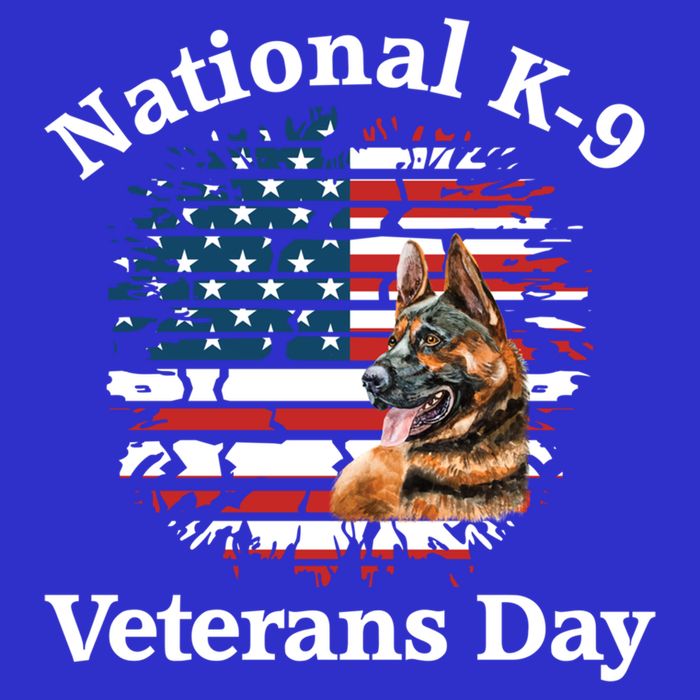 K9 Ger Shepherd Military Working Dog Veterans Day Gift Womens T-Shirt