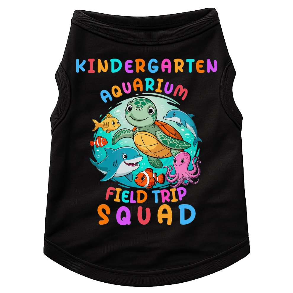 Kinder Garten School Field Day Trip Aquarium Squad 2025 Doggie Tank