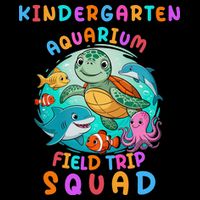 Kinder Garten School Field Day Trip Aquarium Squad 2025 Doggie Tank