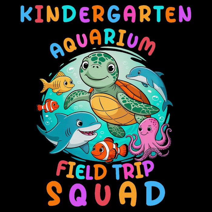 Kinder Garten School Field Day Trip Aquarium Squad 2025 Doggie Tank