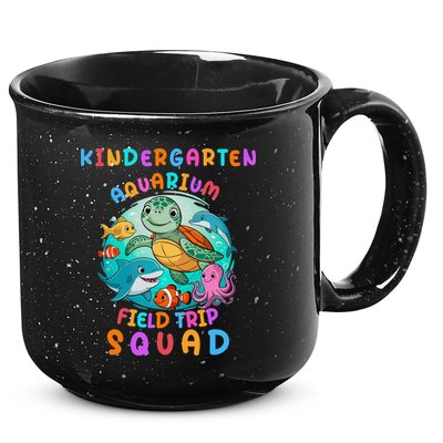 Kinder Garten School Field Day Trip Aquarium Squad 2025 15oz Campfire Ceramic Mug