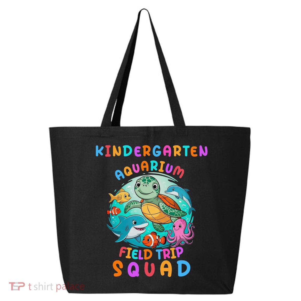Kinder Garten School Field Day Trip Aquarium Squad 2025 25L Jumbo Tote