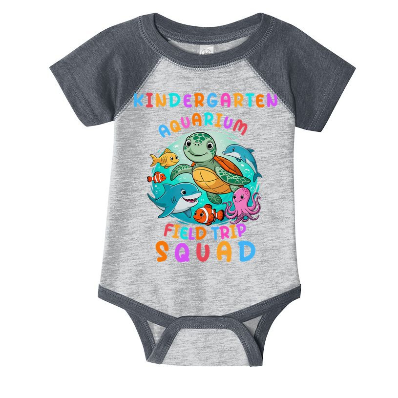 Kinder Garten School Field Day Trip Aquarium Squad 2025 Infant Baby Jersey Bodysuit
