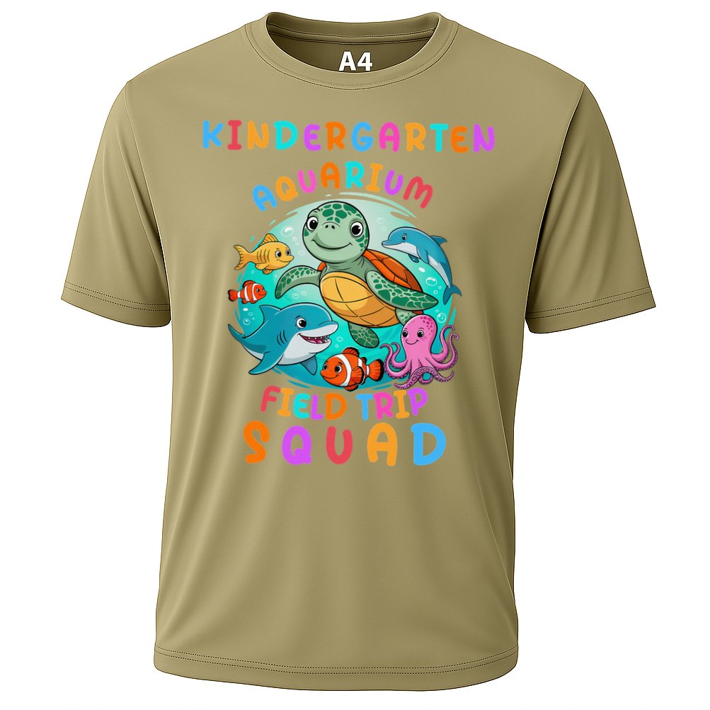 Kinder Garten School Field Day Trip Aquarium Squad 2025 Cooling Performance Crew T-Shirt