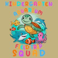 Kinder Garten School Field Day Trip Aquarium Squad 2025 Cooling Performance Crew T-Shirt