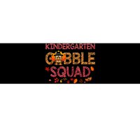 Kindergarten Gobble Squad Turkey Thanksgiving  Bumper Sticker