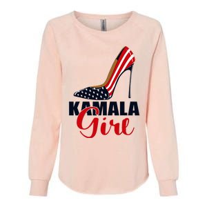 Kamala Girl Stilettos High Heel Harris 2024 Vote President Womens California Wash Sweatshirt