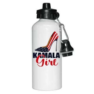 Kamala Girl Stilettos High Heel Harris 2024 Vote President Aluminum Water Bottle 