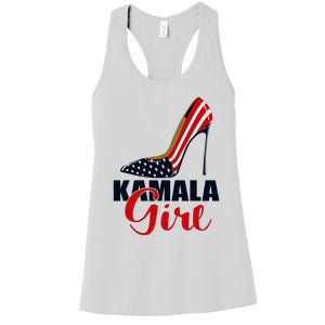 Kamala Girl Stilettos High Heel Harris 2024 Vote President Women's Racerback Tank