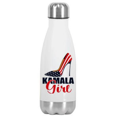 Kamala Girl Stilettos High Heel Harris 2024 Vote President Stainless Steel Insulated Water Bottle