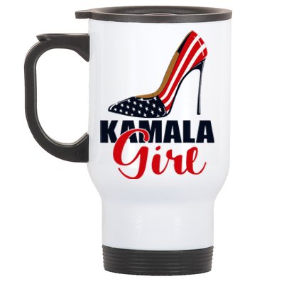 Kamala Girl Stilettos High Heel Harris 2024 Vote President Stainless Steel Travel Mug