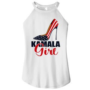 Kamala Girl Stilettos High Heel Harris 2024 Vote President Women's Perfect Tri Rocker Tank