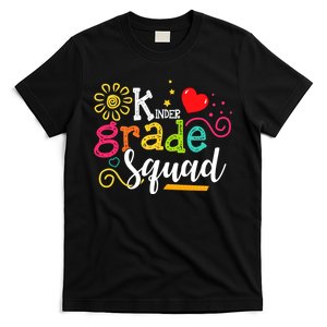 Kinder Grade Squad Student Teacher Gift Back To School T-Shirt