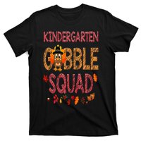 Kindergarten Gobble Squad Funny Turkey Thanksgiving T-Shirt