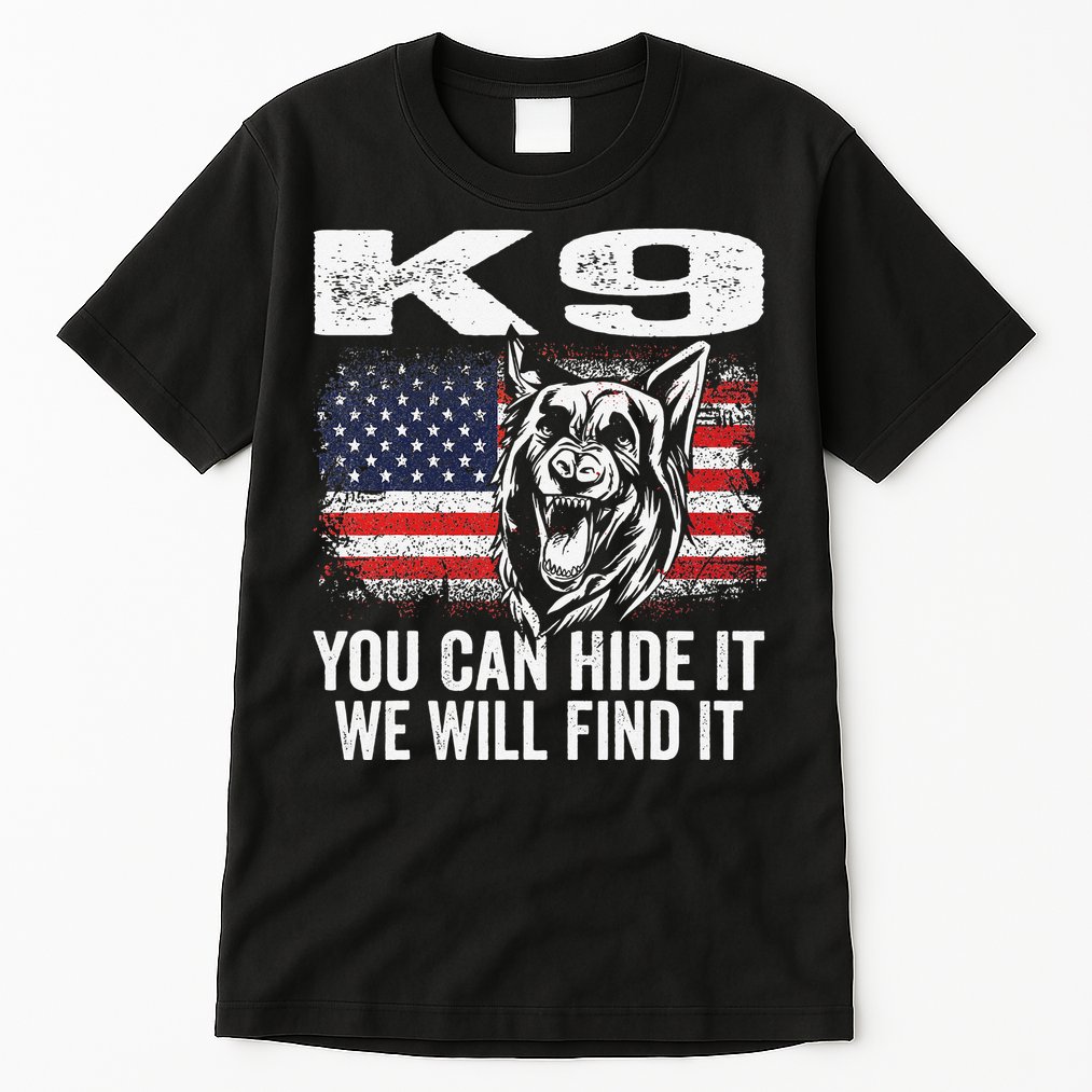 K9 German Shepherd Police Dog Law Enforcement K9 Handler Tall T-Shirt