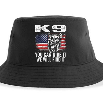 K9 German Shepherd Police Dog Law Enforcement K9 Handler Sustainable Bucket Hat