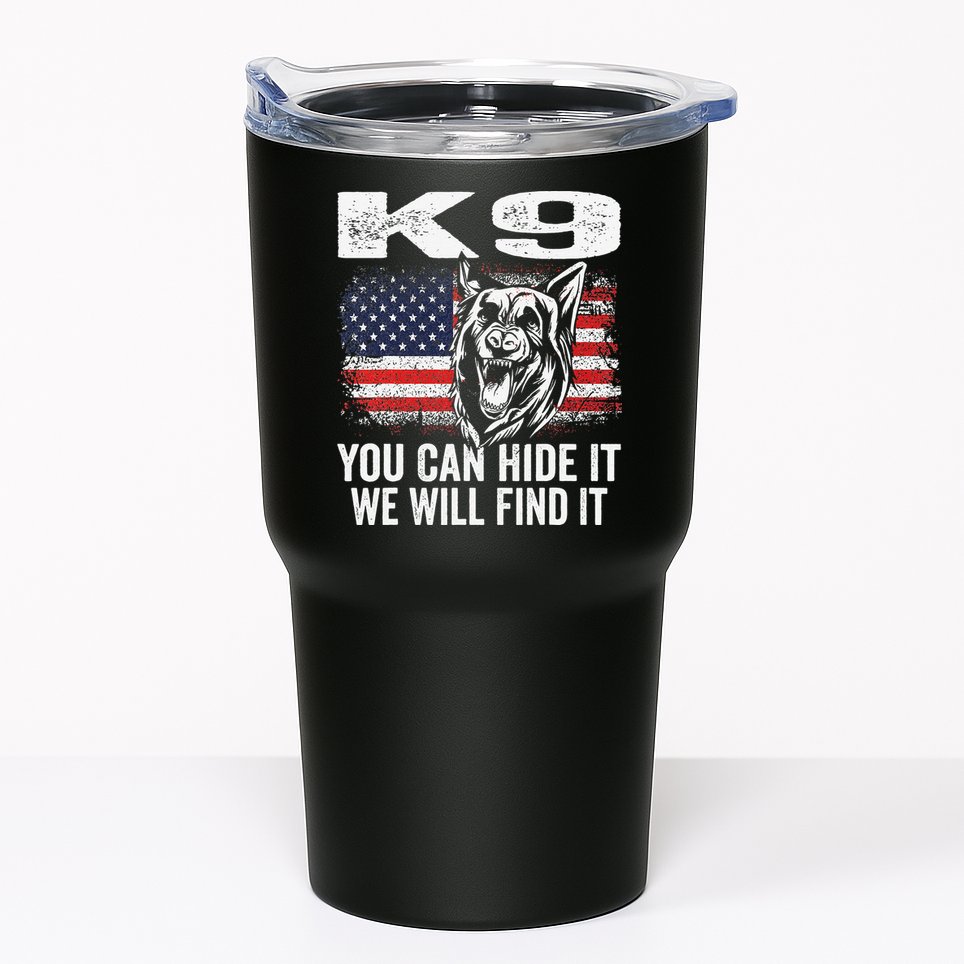 K9 German Shepherd Police Dog Law Enforcement K9 Handler Tumbler