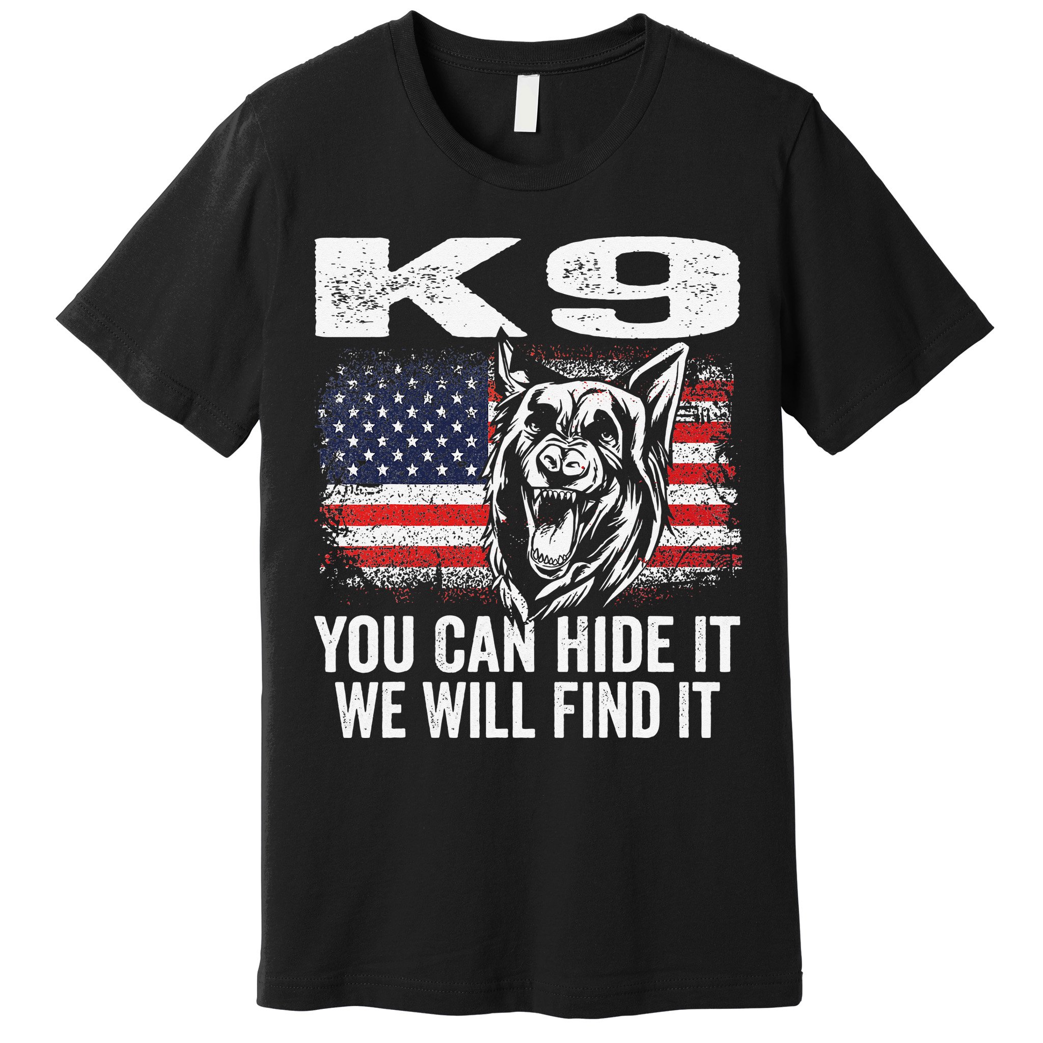K9 German Shepherd Police Dog Law Enforcement K9 Handler Premium T-Shirt
