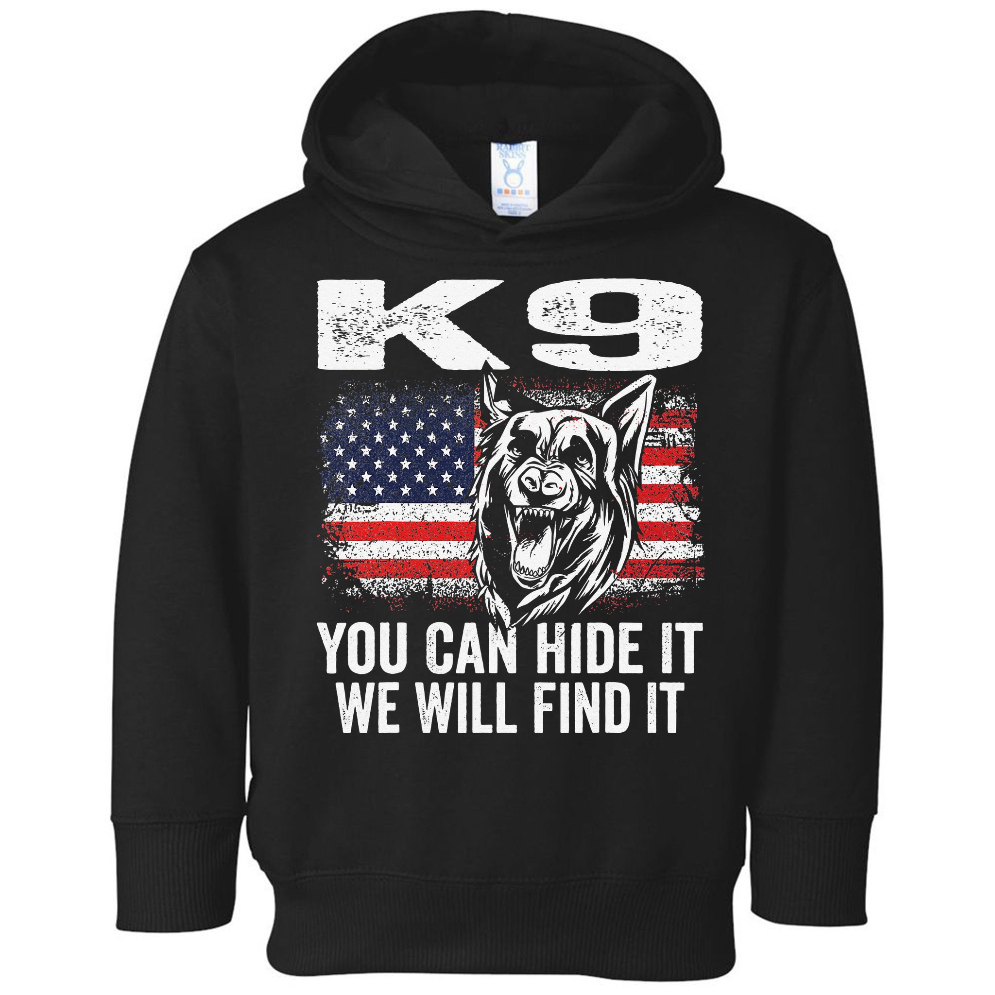 K9 German Shepherd Police Dog Law Enforcement K9 Handler Toddler Hoodie
