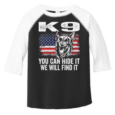 K9 German Shepherd Police Dog Law Enforcement K9 Handler Toddler Fine Jersey T-Shirt