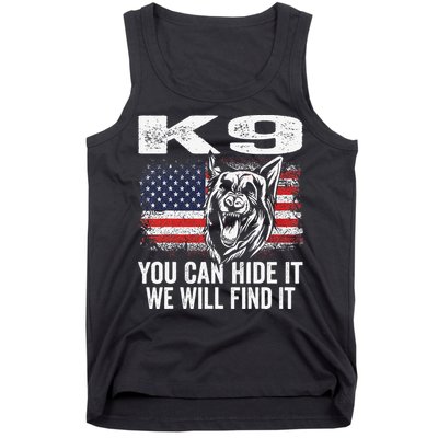 K9 German Shepherd Police Dog Law Enforcement K9 Handler Tank Top