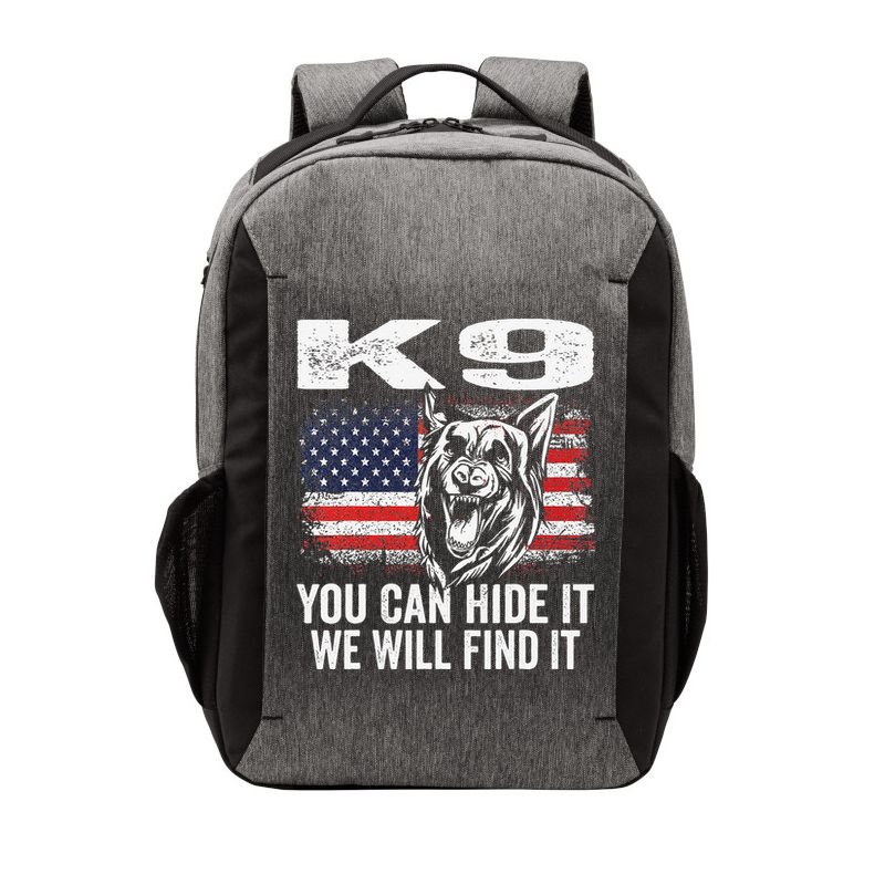 K9 German Shepherd Police Dog Law Enforcement K9 Handler Vector Backpack