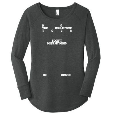 Kim Gordon The Collective I Dont Miss My Mind Women's Perfect Tri Tunic Long Sleeve Shirt