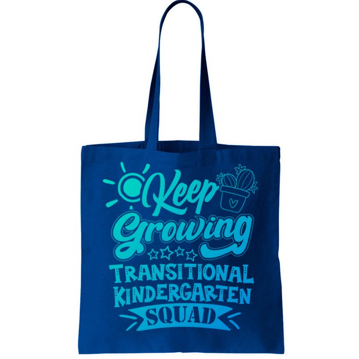 Keep Growing Transitional Kindergarten Teacher Team Gift Tote Bag