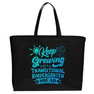 Keep Growing Transitional Kindergarten Teacher Team Gift Cotton Canvas Jumbo Tote