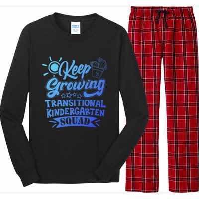 Keep Growing Transitional Kindergarten Teacher Team Gift Long Sleeve Pajama Set