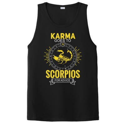 Karma Goes To Scorpios Dvice! Funny Astrology Zodiac Great Gift PosiCharge Competitor Tank