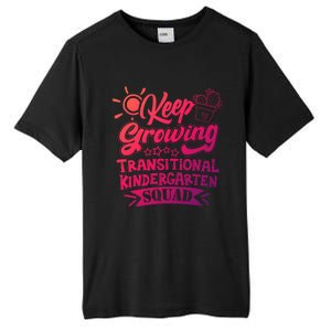 Keep Growing Transitional Kindergarten Teacher Team Gift Tall Fusion ChromaSoft Performance T-Shirt