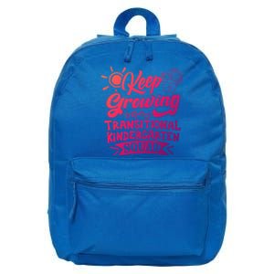 Keep Growing Transitional Kindergarten Teacher Team Gift 16 in Basic Backpack