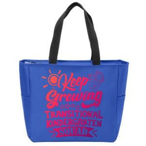 Keep Growing Transitional Kindergarten Teacher Team Gift Zip Tote Bag