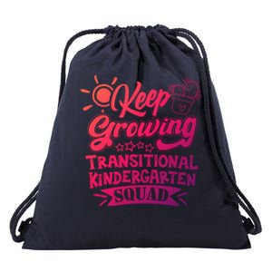 Keep Growing Transitional Kindergarten Teacher Team Gift Drawstring Bag