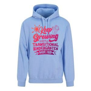 Keep Growing Transitional Kindergarten Teacher Team Gift Unisex Surf Hoodie