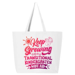 Keep Growing Transitional Kindergarten Teacher Team Gift 25L Jumbo Tote