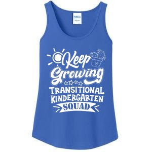 Keep Growing Transitional Kindergarten Teacher Team Gift Ladies Essential Tank