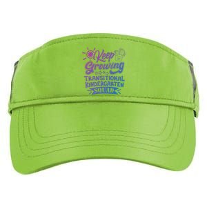 Keep Growing Transitional Kindergarten Teacher Team Gift Adult Drive Performance Visor