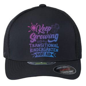 Keep Growing Transitional Kindergarten Teacher Team Gift Flexfit Unipanel Trucker Cap