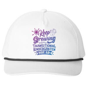 Keep Growing Transitional Kindergarten Teacher Team Gift Snapback Five-Panel Rope Hat