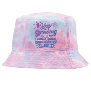 Keep Growing Transitional Kindergarten Teacher Team Gift Tie-Dyed Bucket Hat